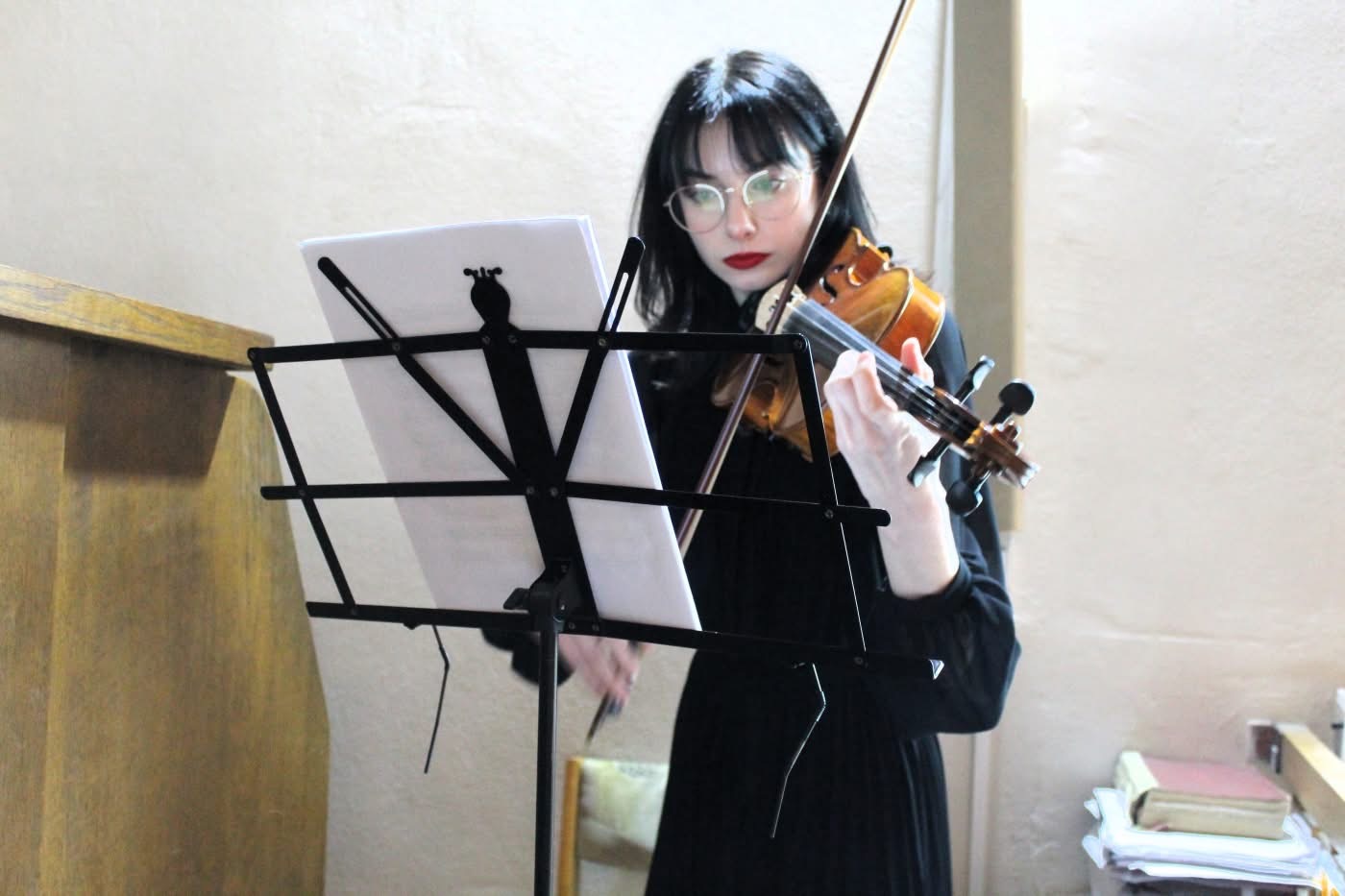 Zofia Andersz — skupienie podczas gry