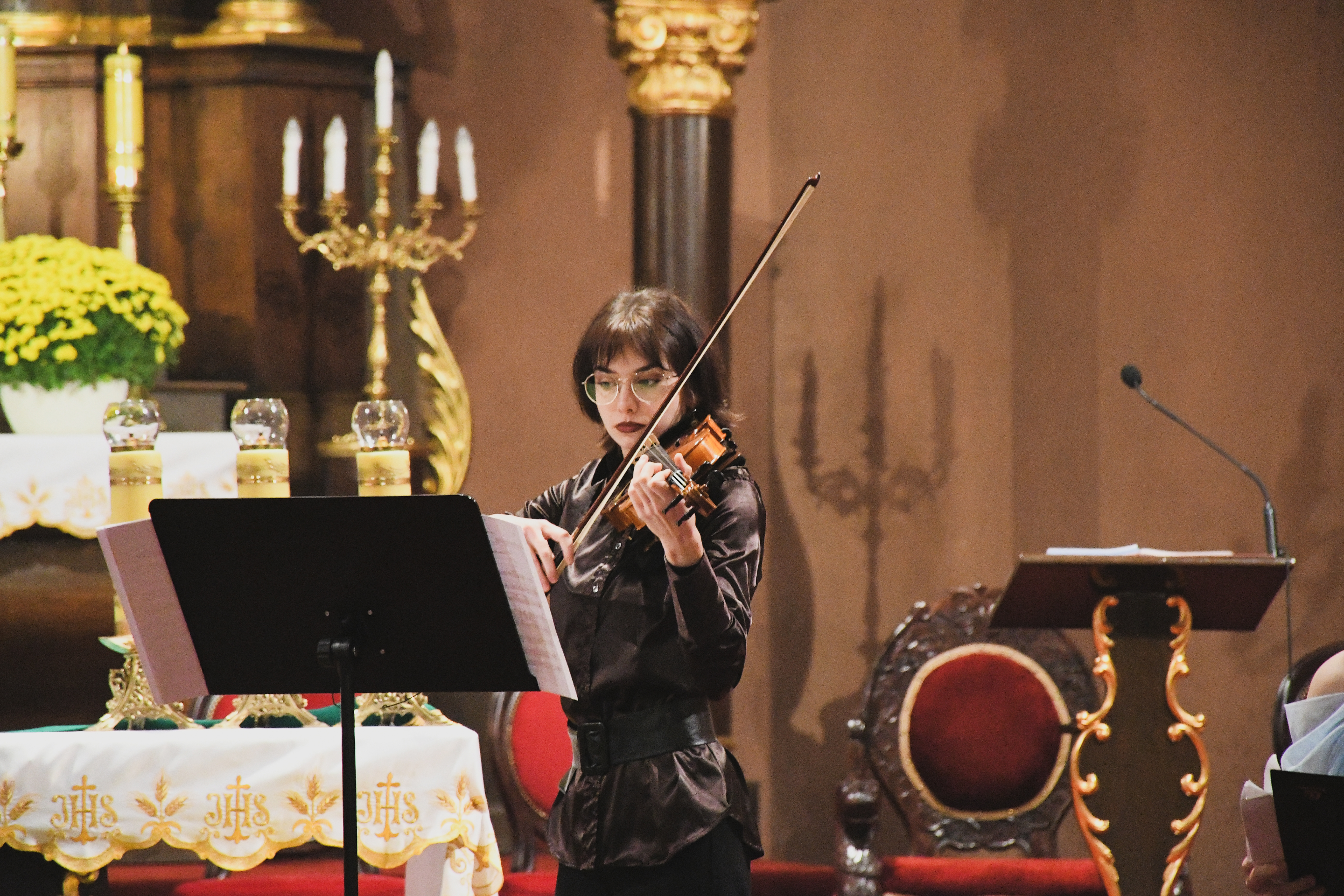 Zofia Andersz — skrzypce w kościele